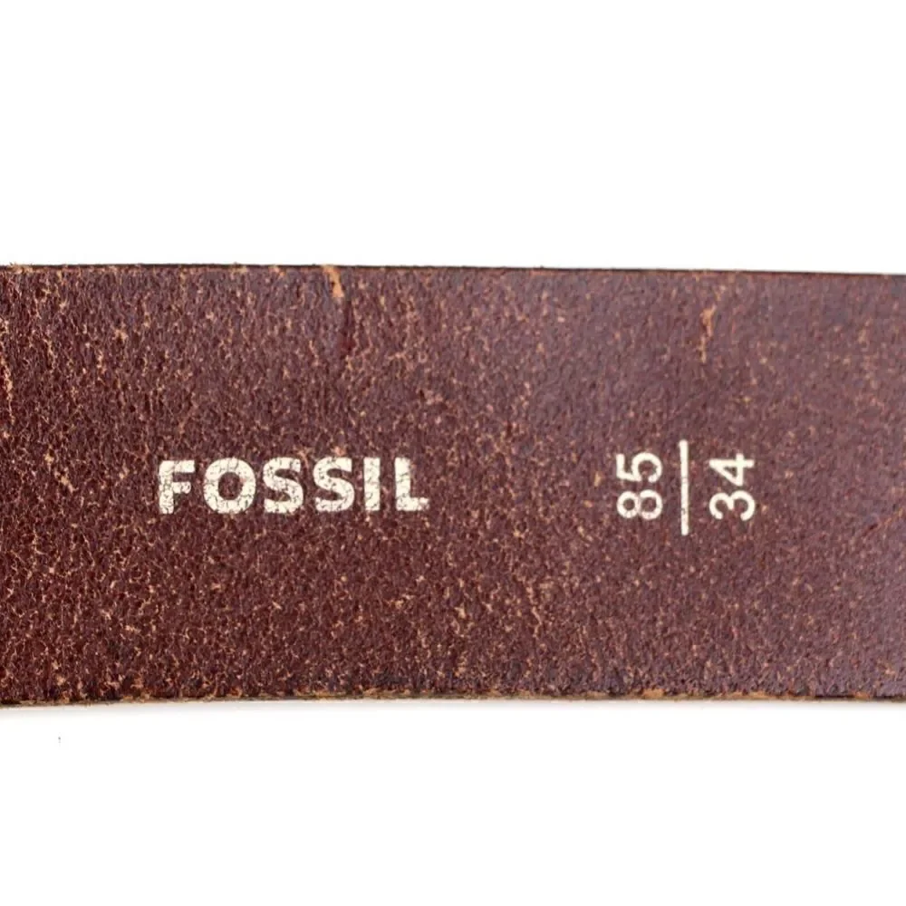 Fossil BROWN GENUINE LEATHER 1.5